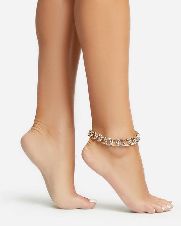 Chunky chain deals anklet