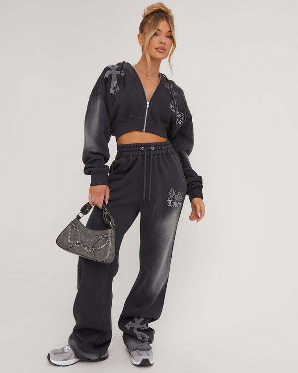 Oversized high hot sale waisted joggers