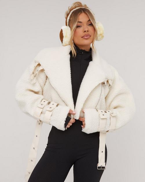 Cream coats and jackets best sale