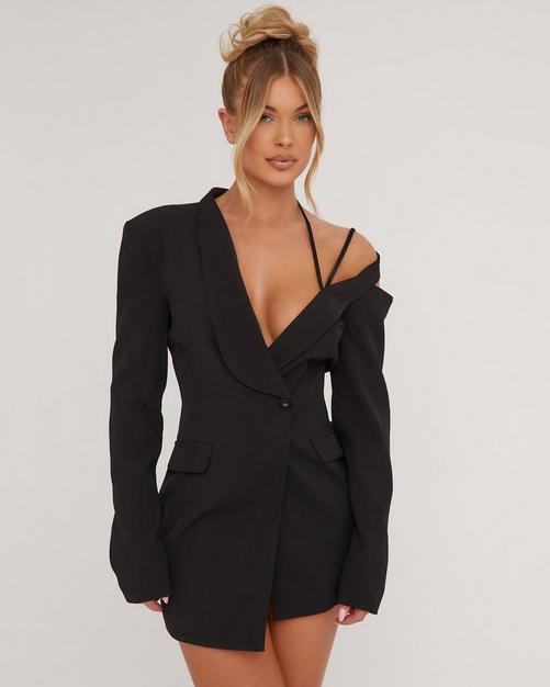 Black dress with a blazer hotsell