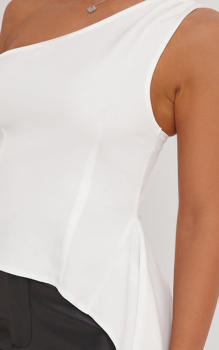 OHGA RUFFLE SHOULDER ホワイト OHGA ohga RUFFLE SHOULDER ラッフル