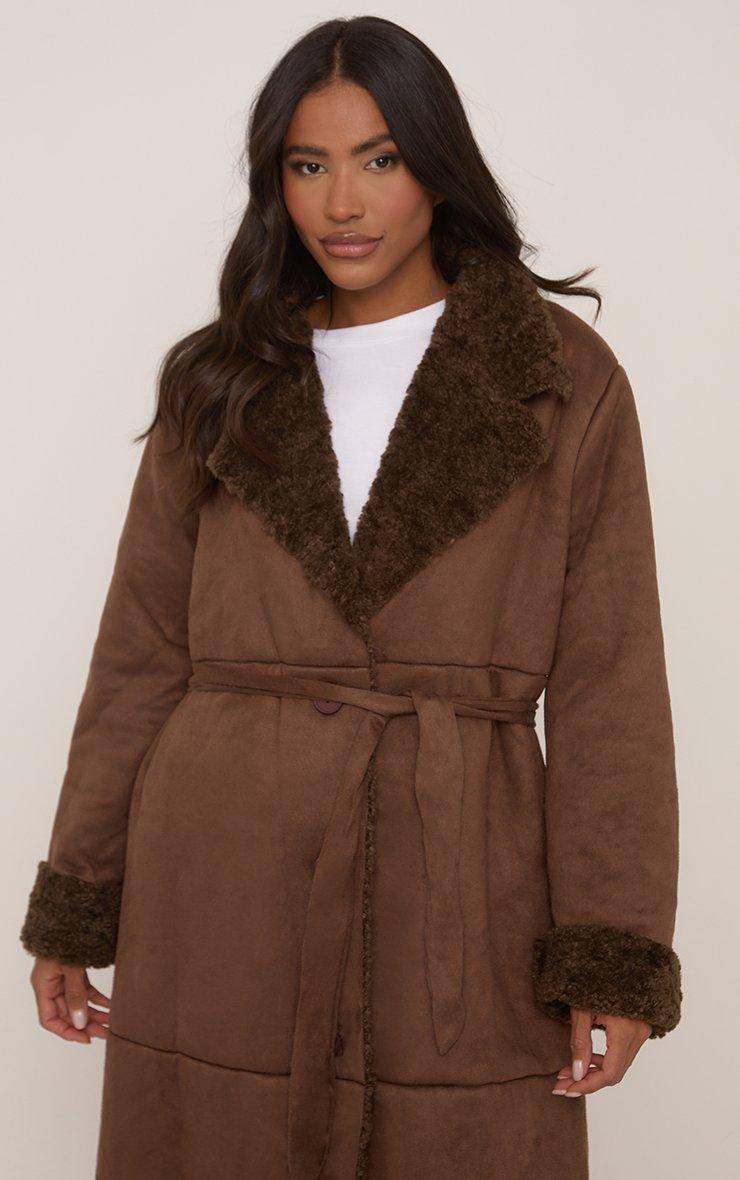 THE TOÉ❤︎Trafalgar Boa Coat brown size S THE TOE TRAFALGAR BOA COAT アウター ボア