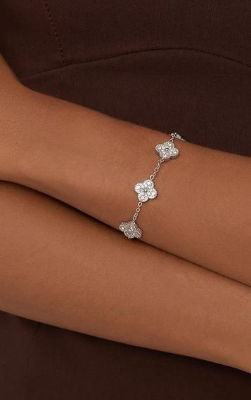 Square Shape Chunky Bangle In Silver | EGO Shoes Square Shape Chunky Bangle In Silver | EGO Shoes