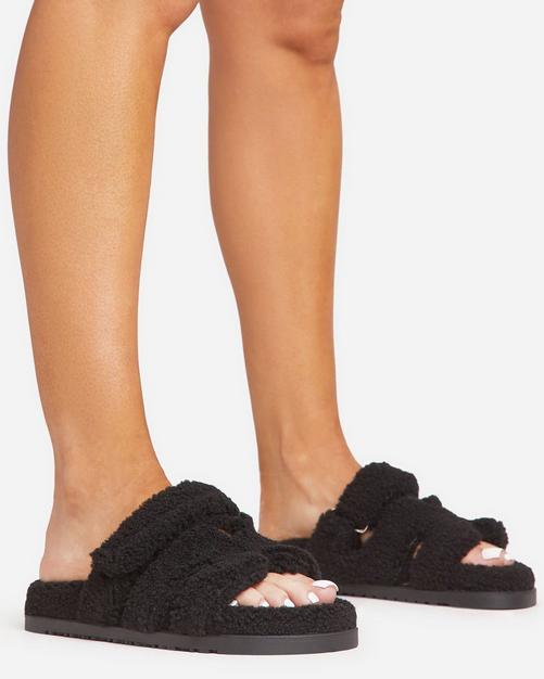 schuh fluffy sliders