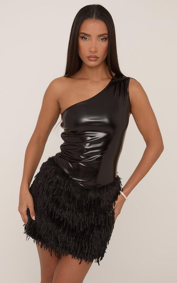 chinese dress ladies BCBGMAXAZRIA Caterina Sequin Feather Dress – Runway Catalog main image 1
