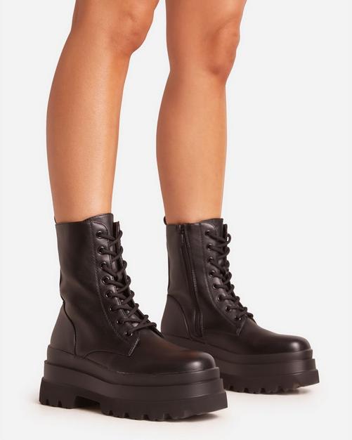 Biker boots platform hotsell