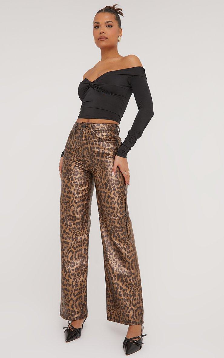 パンツ NORIMID LEOPARD DENIM Nerida Leopard Mid Rise Pant – FINESSE