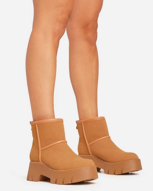 Bitter faux shearling trim bootie best sale