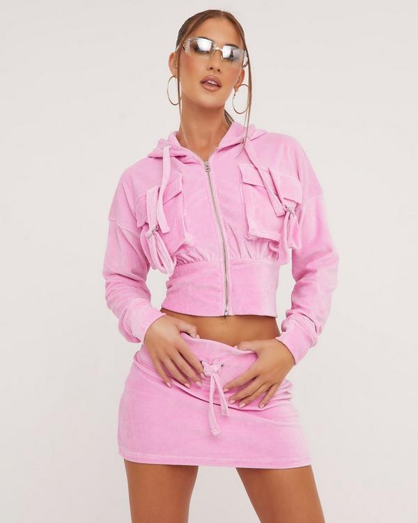 Short cropped sale hoodie