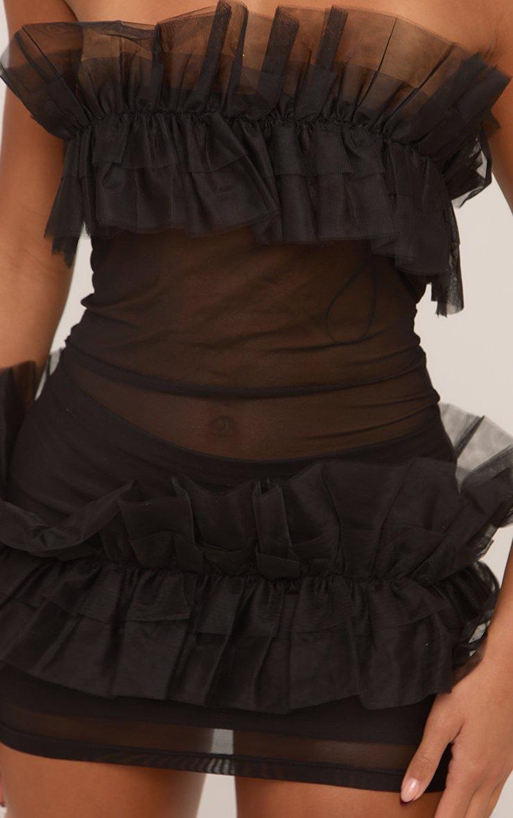 blue dress for baby girl COCOMELODY Bold Beautiful Unforgettable Black Wedding Dresses Sequined Tulle CW3351, 45 Days / Black / US12-UK14-EUR42 main image 1
