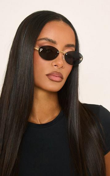 Square Shaped Side Detail Sunglasses In Black | EGO Shoes Square Shaped Side Detail Sunglasses In Black | EGO Shoes