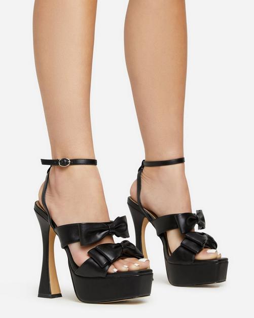 Faux Suede Square Toe Platform Chunky Heeled Ankle Strap Pumps