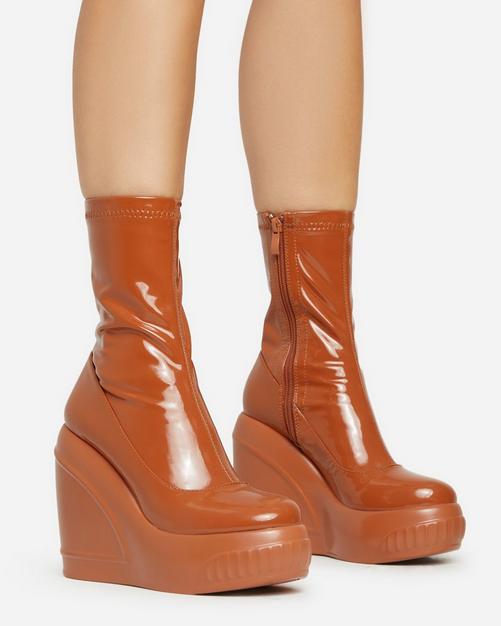 Brown Boots for Women, Brown-Heeled Boots