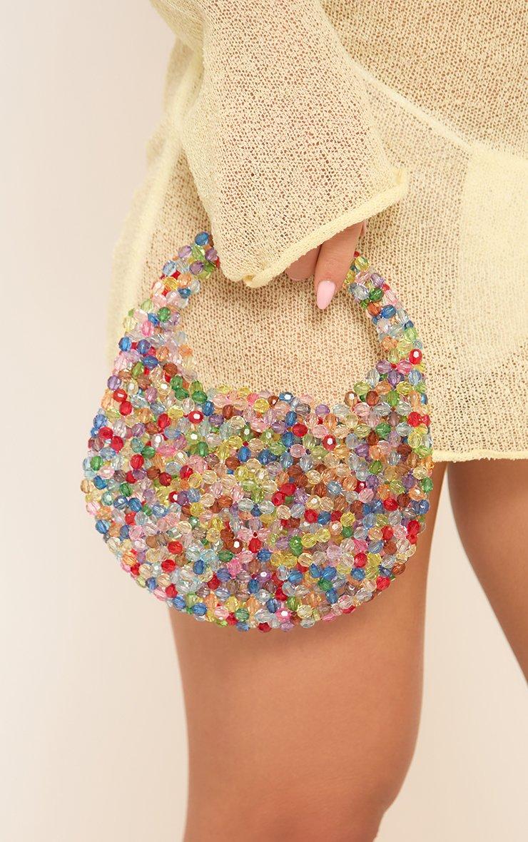 Oscar Beaded Detail Grab Bag In Multi Colour | EGO US | EGO