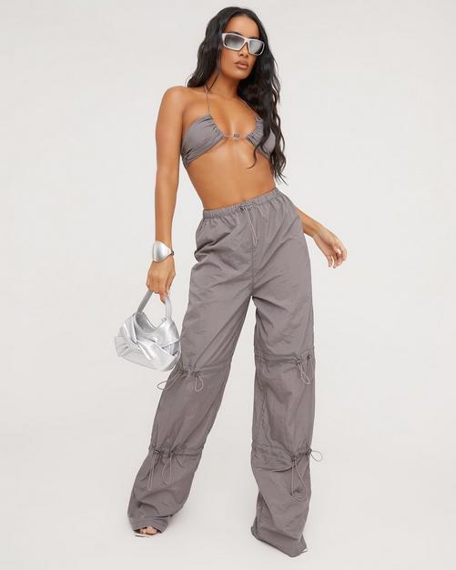 Selected Femme Mala High-Rise Wide-Leg Cargo Pants