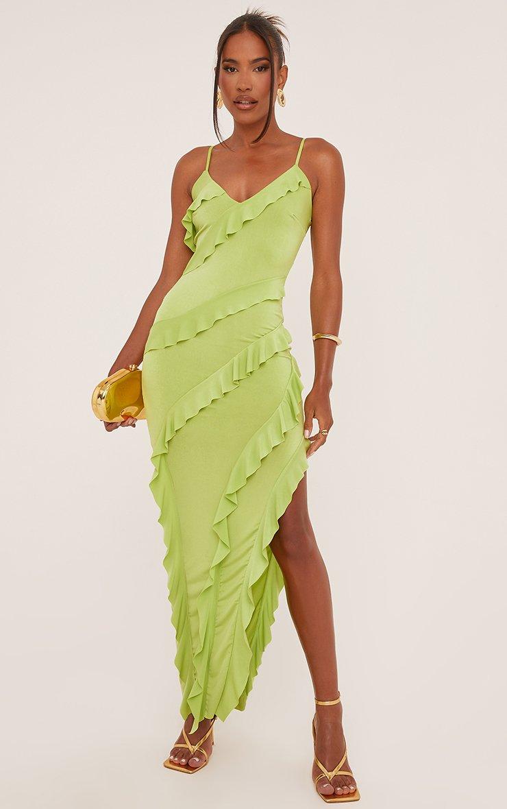 green emerald velvet dress Nala main image 1