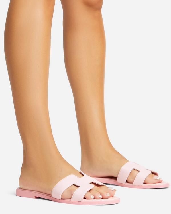 Flat best sale slider sandals