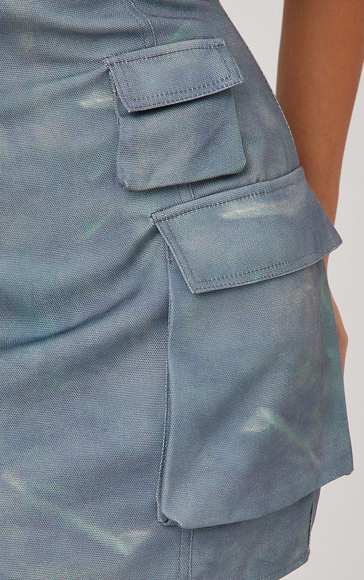 blue cargo dress Debrasa Belted Cargo Dress main image 1