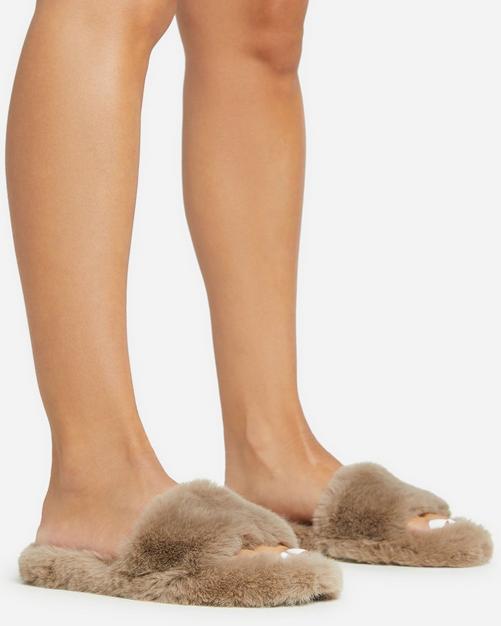 SANUK COZY VIBE LOW SM SHEARLING FAUX FUR SLIPPER SHOES, WOMEN US 7/ EUR 38  ~NWT