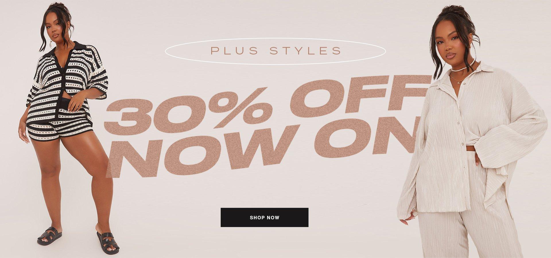 30% Off On Plus