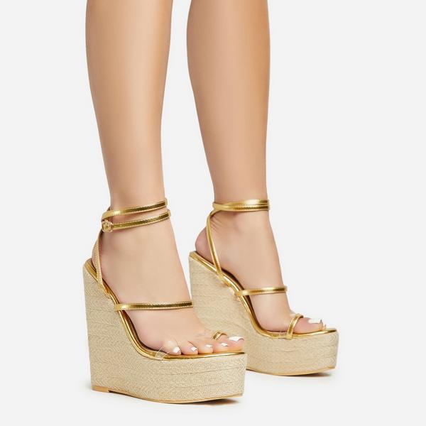 Perspex store strap wedges