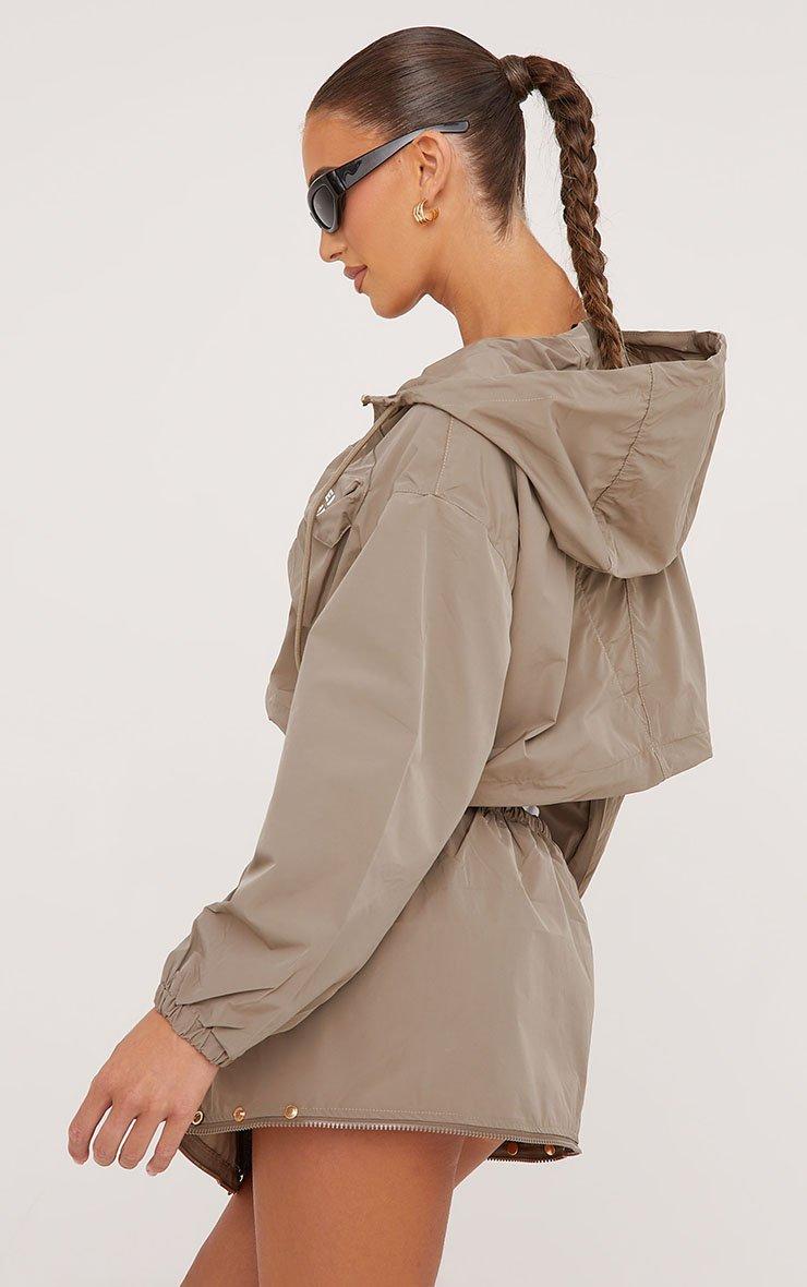 Multifunctional Pocket Detail Cargo Jacket And Mini Skirt Co-Ord