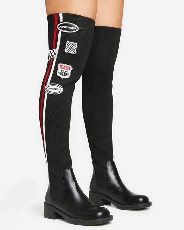 Givenchy thigh clearance high sock boots