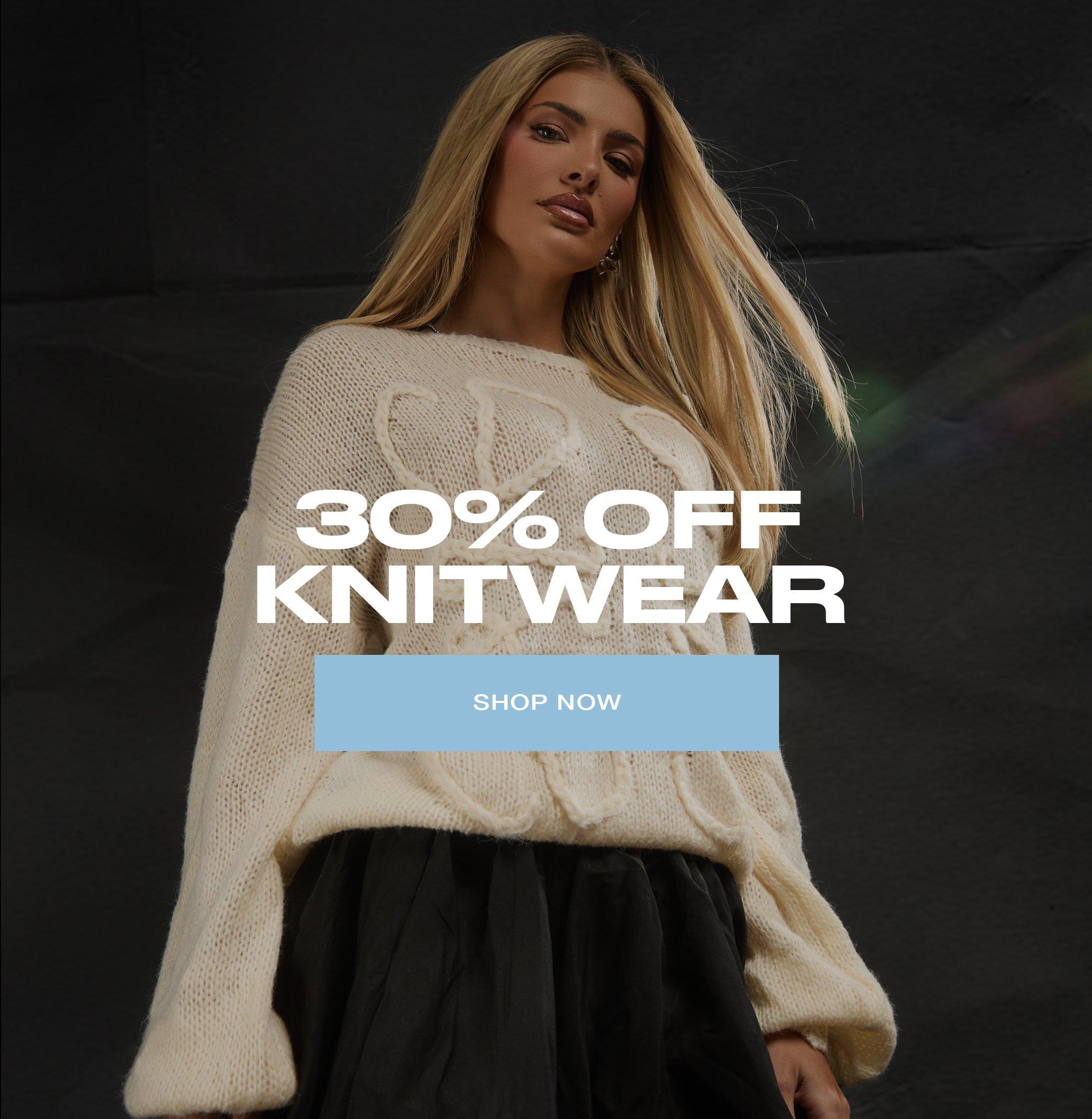 30% OFF knitwear