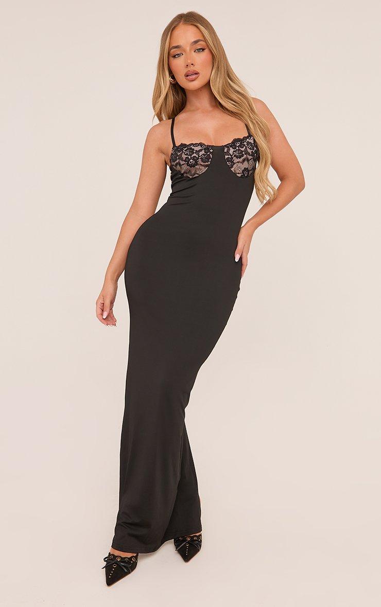 low back floral maxi dress Seinah Floral Print Cutout Waist Open Back Lace-up Slit Maxi Dress, Beige / M