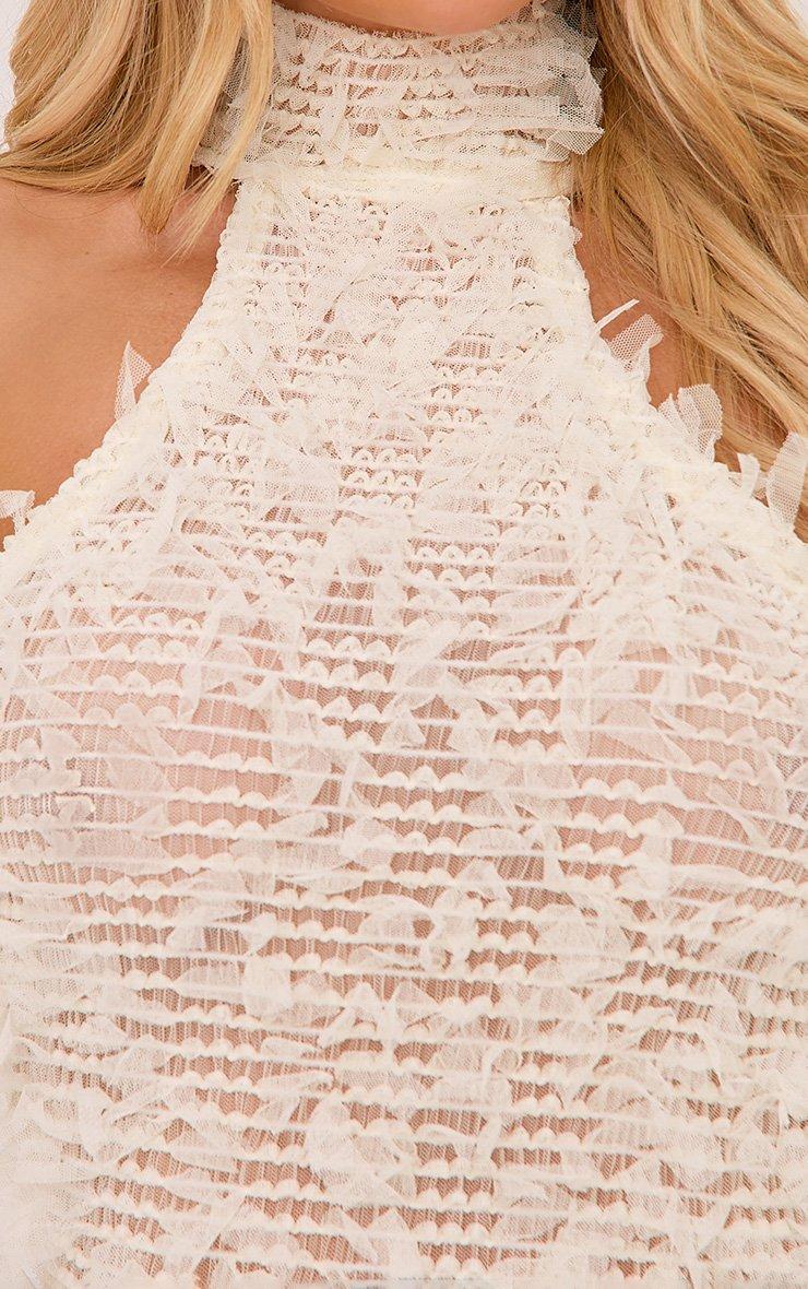 ladies sheer dresses 1930s Dusty Pink Sheer Dress with Rosette – Annie's Ibiza Online main image 0