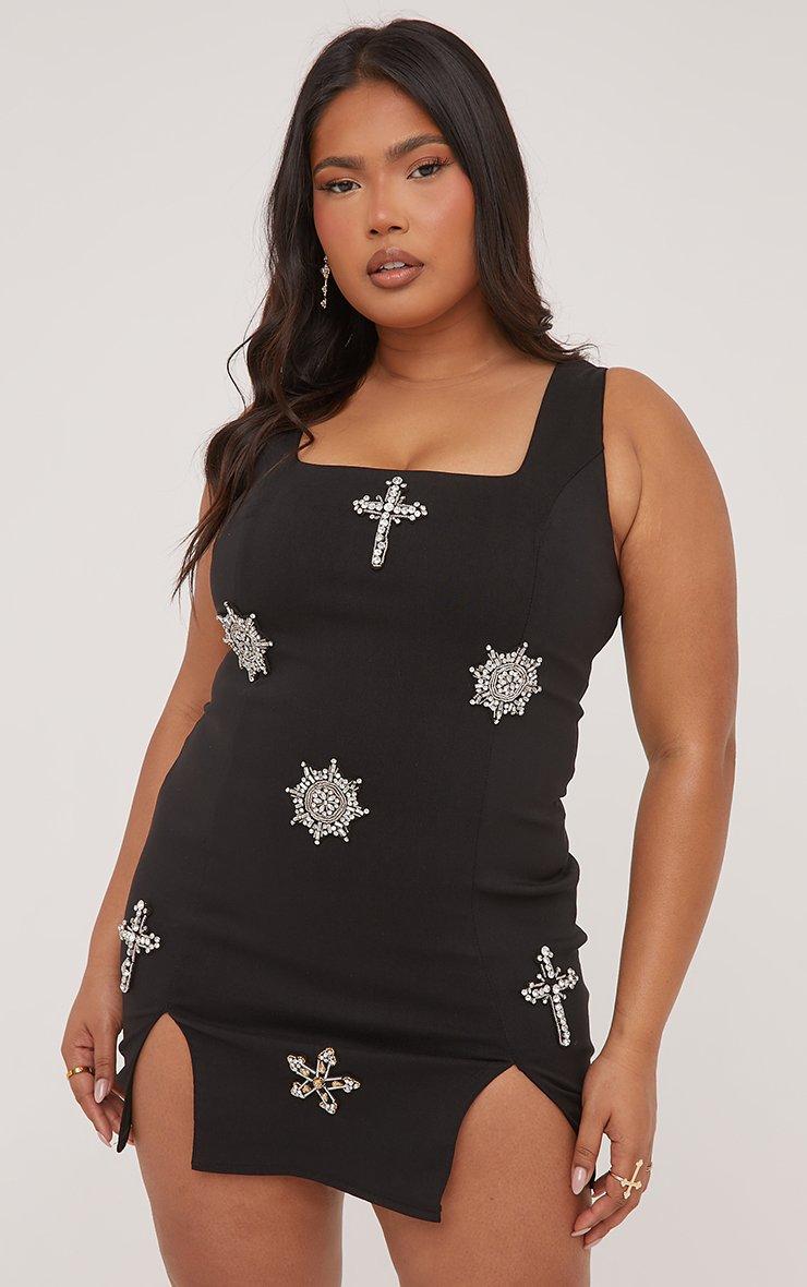 black mini dress loose Sadie & Sage Modal Stretch Mini Dress main image 1