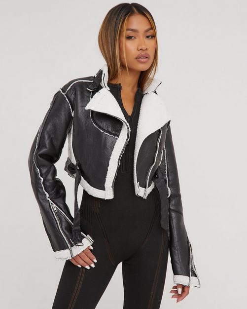 Faux leather 2024 jacket womens canada