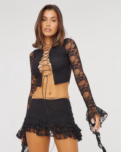 Lace Top, Black Lace Top, Lace Bodysuit