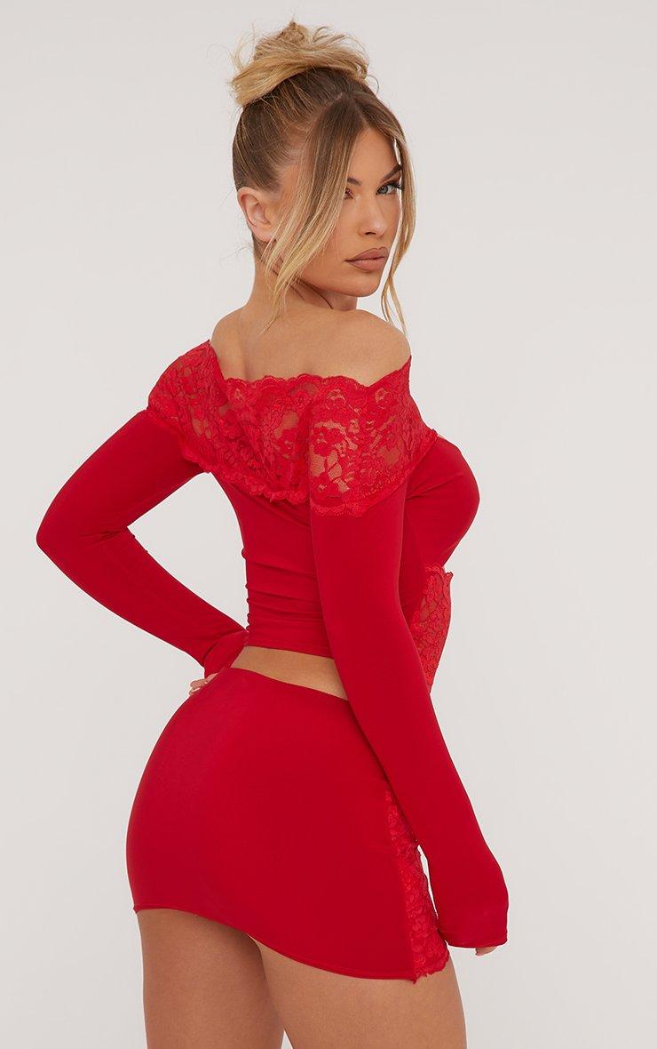 the red thread 】ruched sculpt body lace THEREDTHREAD / ザレッド