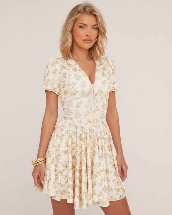 Short sleeve plunge dress store