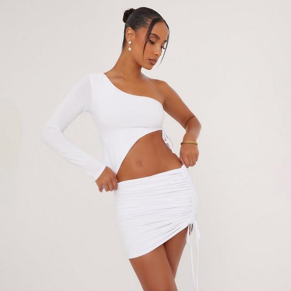 White bodycon 2025 co ord