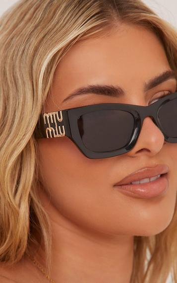 Square Shaped Side Detail Sunglasses In Black | EGO Shoes Square Shaped Side Detail Sunglasses In Black | EGO Shoes