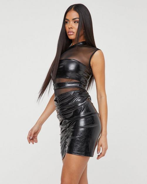 Vinyl High Rise Bodysuit