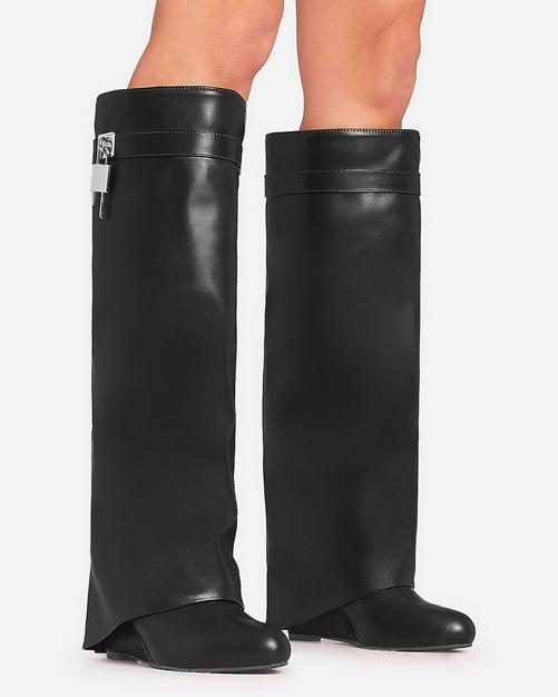 Ray Pointed Toe Stiletto Heel Knee High Long Boot In Brown Ray Pointed Toe Stiletto Heel Knee High Long Boot In Brown