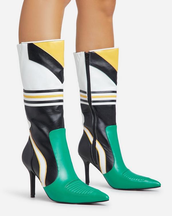 Green mid hotsell calf boots