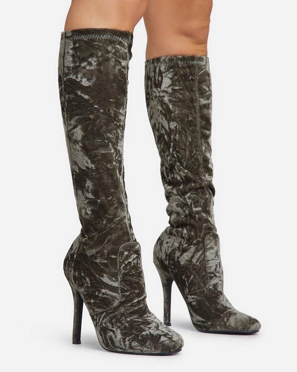 Stiletto hot sale high boots