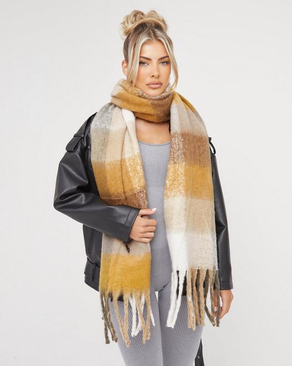 Oversized best sale camel scarf