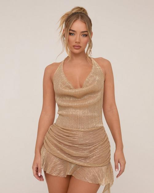 Gold dresses for women outlet