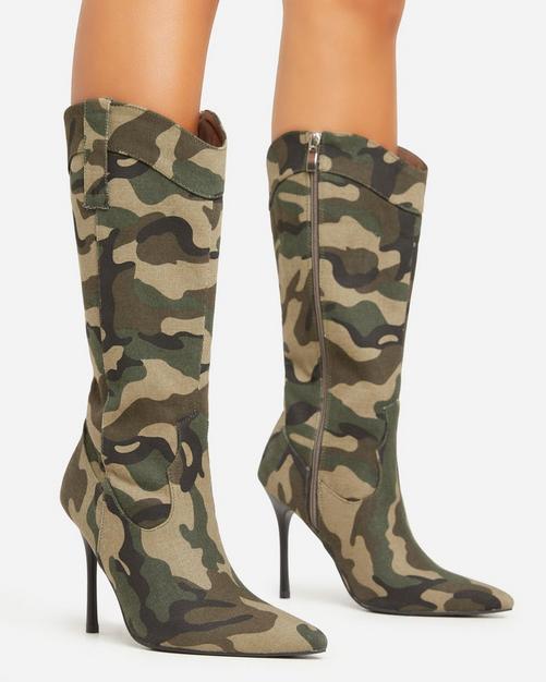 Womens green store booties