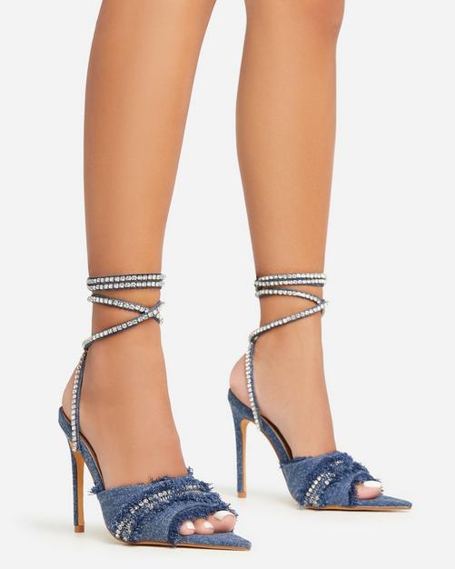 Diamond hot sale wrap heels