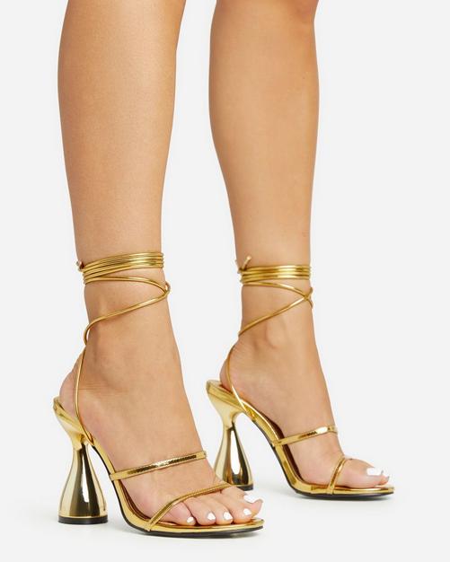 Gold 2024 patent heels