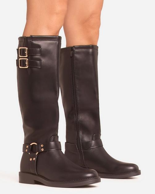 Ladies biker boots hotsell