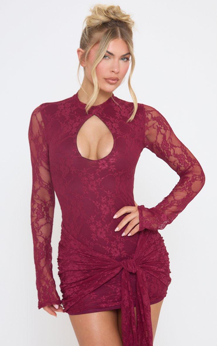 ariel green dress Red Satin Puff Sleeve Mini it features a flattering square neckline SPANX Red Ponte Long Sleeve