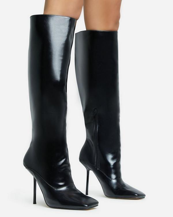 Long sales stiletto boots