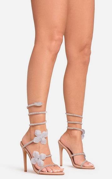 Dollar-Signs Pointed Toe Slanted Metallic Heel Slingback Dollar-Signs Pointed Toe Slanted Metallic Heel Slingback